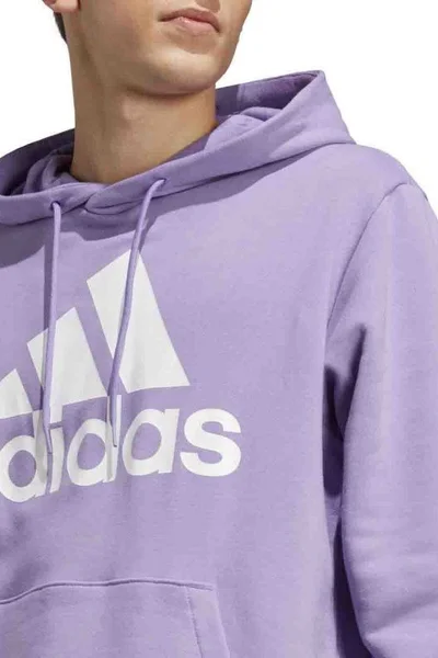 Adidas Pánská Mikina Essentials s Velkým Logem a Kapucí