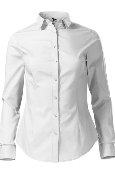 Střihová bílá košile pro ženy od Malfini