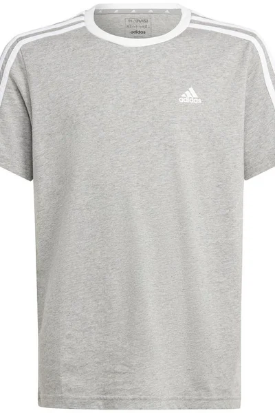 Adidas dětské tričko Essentials Loose Fit s pruhy