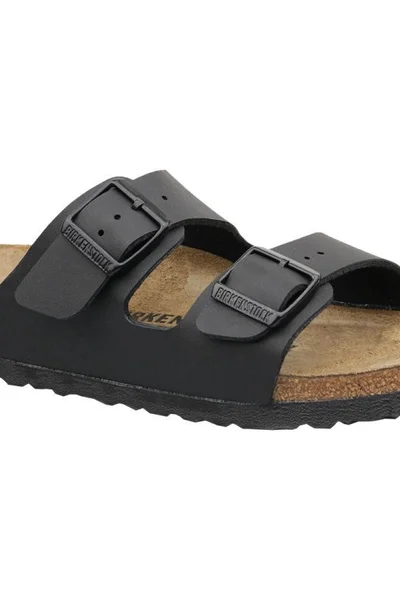 Veganské korkové žabky Birkenstock Arizona černé