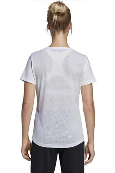 Bílé dámské tričko Adidas W D2M Logo Tee W DU2080