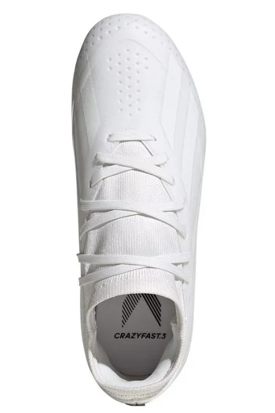 Dětsk bílé kopačky Adidas X CRAZYFAST.3 FG