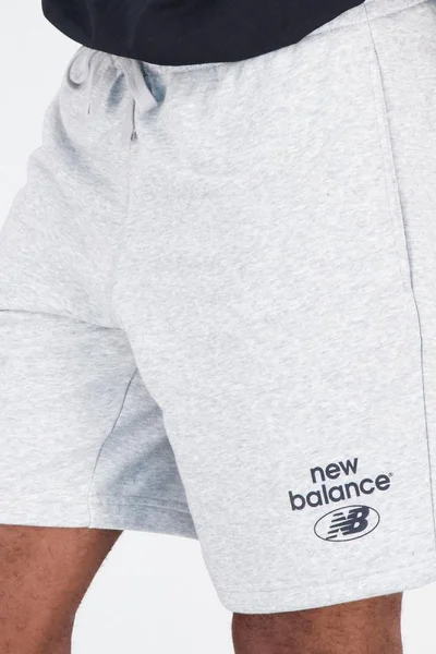 New Balance Essentials pánské šortky široké s kapsami