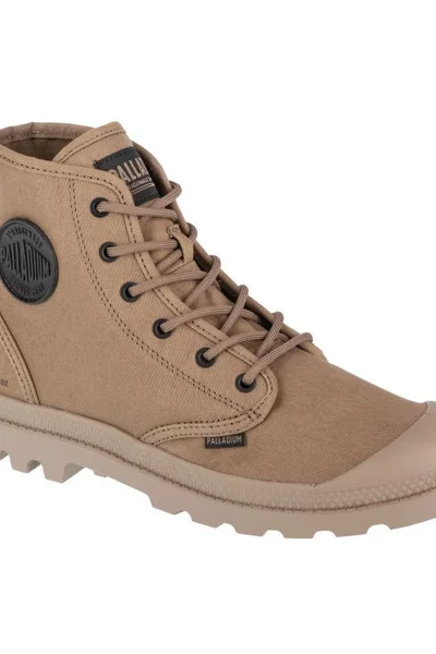 Boty Palladium Pampa Hi HTG Eco Olivově Hnědé