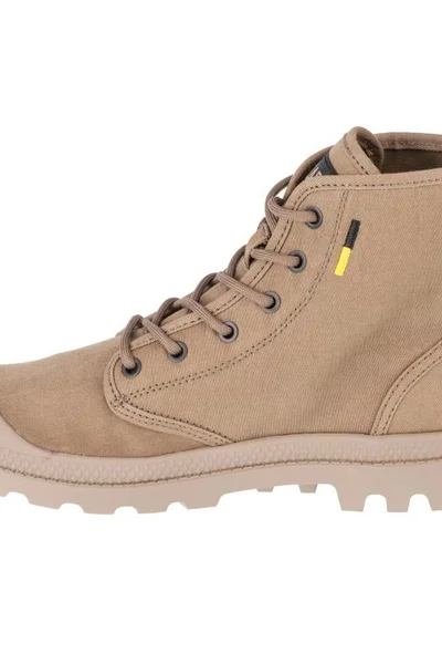 Boty Palladium Pampa Hi HTG Eco Olivově Hnědé