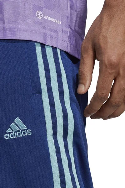 Modré pánské kalhoty adidas Tiro - rychleschnoucí - Aeroready