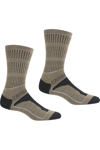 Hnědé dámské ponožky Regatta RWH045 Samaris 3Season R6F