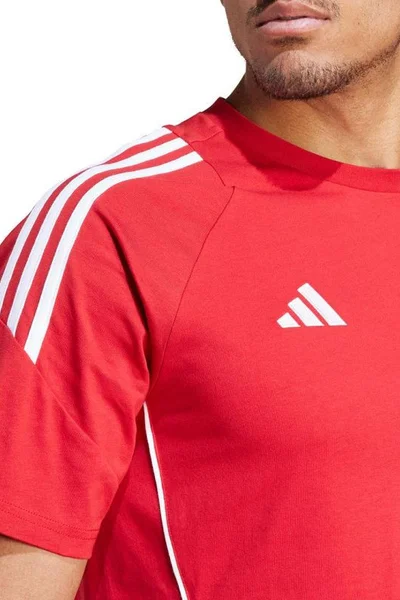 Adidas Tiro Sweat M Pánské červené tričko s krátkým rukávem