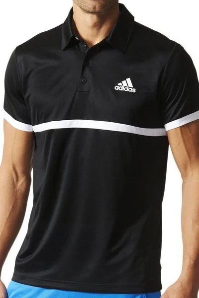 Adidas Climalite Court Polo tričko černé