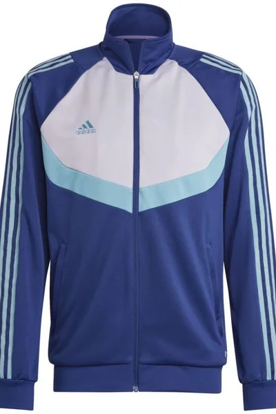 Sportovní pánská mikina adidas Tiro - modro-bílá