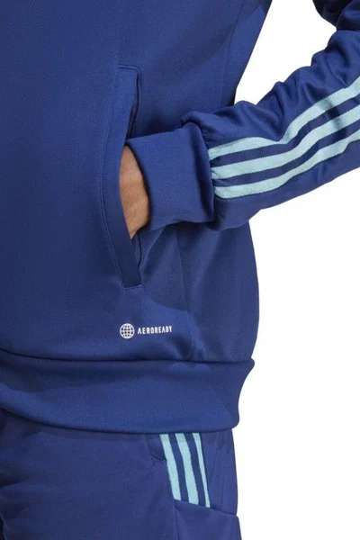 Sportovní pánská mikina adidas Tiro - modro-bílá