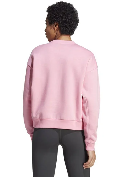 Růžová dámská mikina adidas All Szn Fleece Graphic