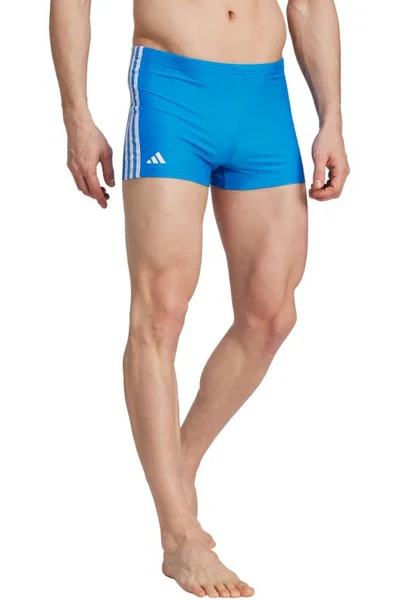 Plavky adidas s třemi pruhy - Modré