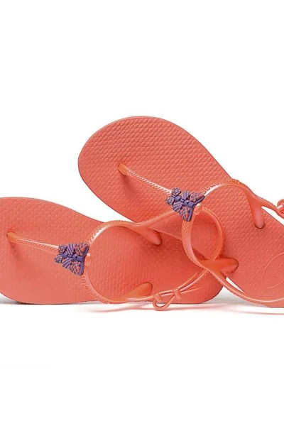 Růžové dětské letní sandály Havaianas Freedom Jr