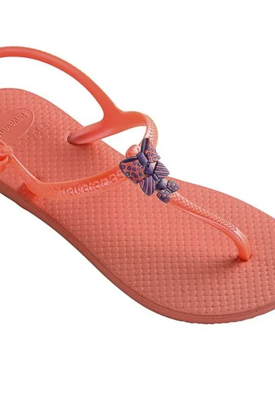 Růžové dětské letní sandály Havaianas Freedom Jr