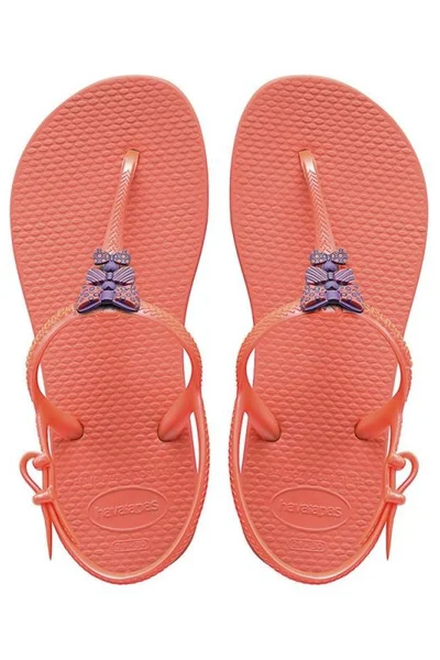 Růžové dětské letní sandály Havaianas Freedom Jr