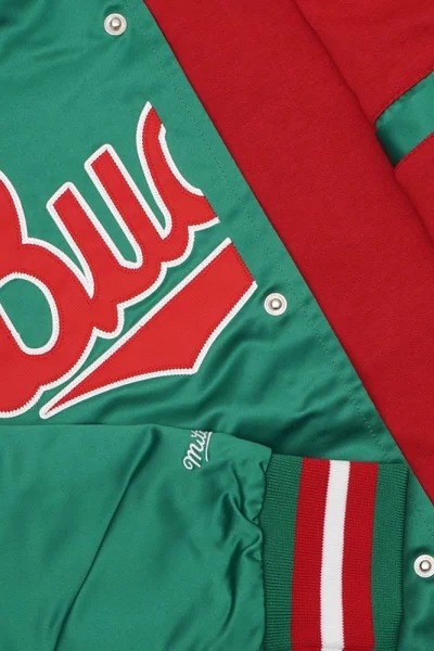 Mitchell & Ness NBA Milwaukee Bucks pánská lehká bunda zelená