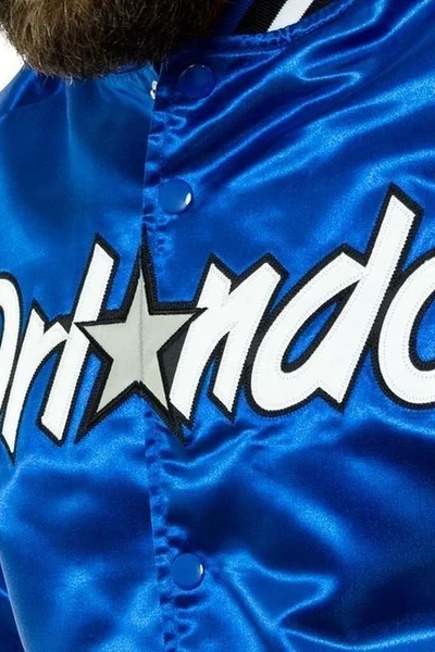 Mitchell & Ness pánská lehká bunda NBA Orlando Magic modrá