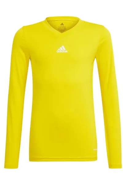 Dětské žluté tričko s dlouhým rukávem - Adidas Team Base