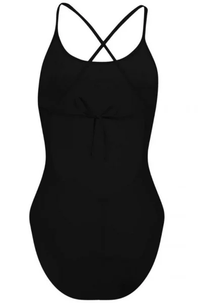 Černé plavky Puma s V-výstřihem pro ženy