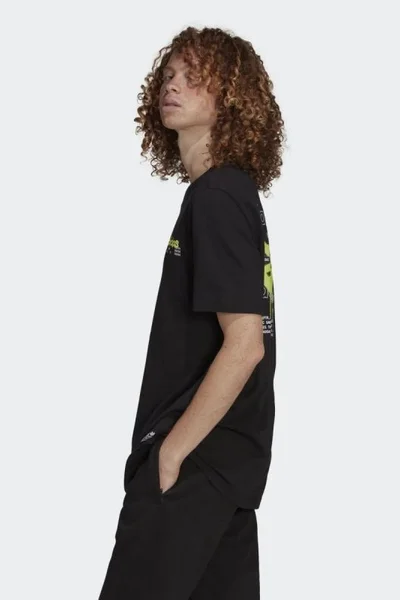 Adidas Originals Behind Tee M - Pánské Tričko Černé