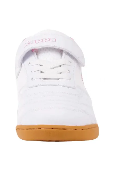 Bílo-růžové dětské boty Kappa Damba K Jr 260765K 1021