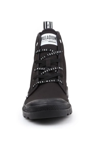 Černé šněrovací boty Palladium Pampa HI Future M=U 76885-008-M