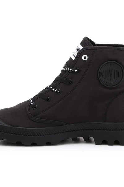 Černé šněrovací boty Palladium Pampa HI Future M=U 76885-008-M