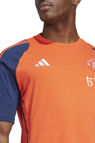 Adidas pánské tričko Manchester United oranžové