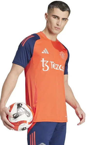 Adidas Man Utd pánský tréninkový dres - oranžový