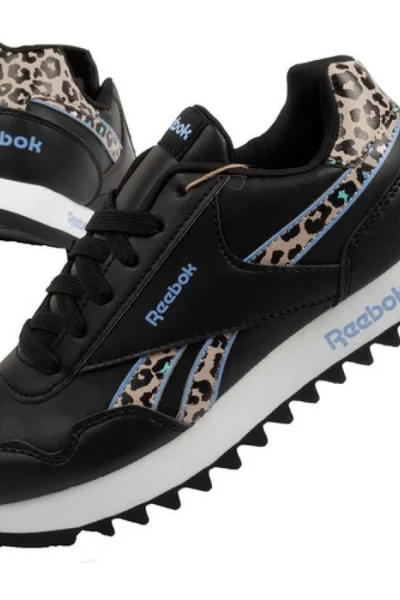 Reebok Royal Jr - Dětské černé boty z eko kůže