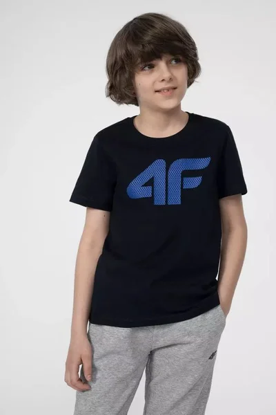 Klasické dětské tričko z bavlny - 4F