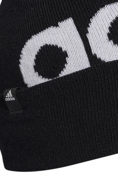 Tepelná kšiltovka adidas s bambulí - unisex - černá