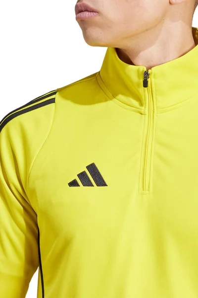 Adidas pánská tréninková mikina Tiro ze žlutého polyesteru