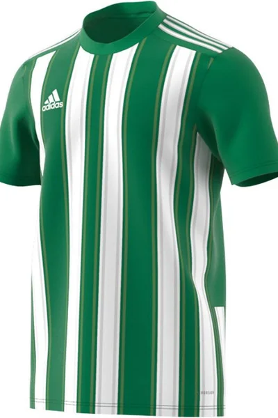 Zeleno-bílý fotbalový pánský dres Adidas Striped 21 JSY M H35644