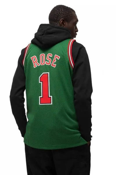 Mitchell & Ness pánské tričko NBA Chicago Bulls Derrick Rose