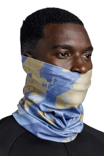 Teplý unisex outdoorový nákrčník Buff - modrý