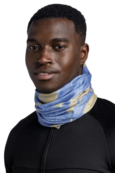 Teplý unisex outdoorový nákrčník Buff - modrý