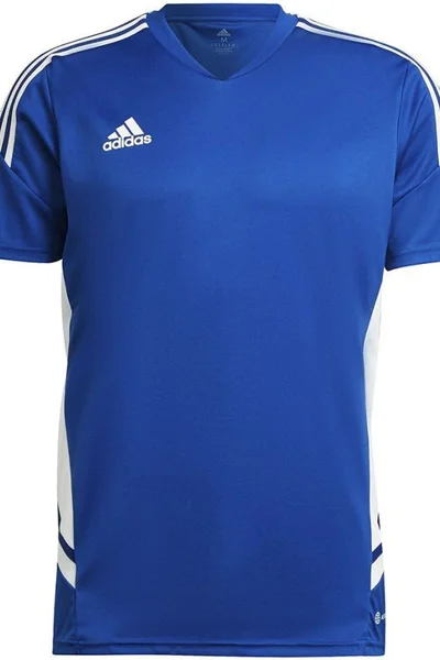 Modré pánské fotbalové tričko s technologií Aeroready od ADIDAS