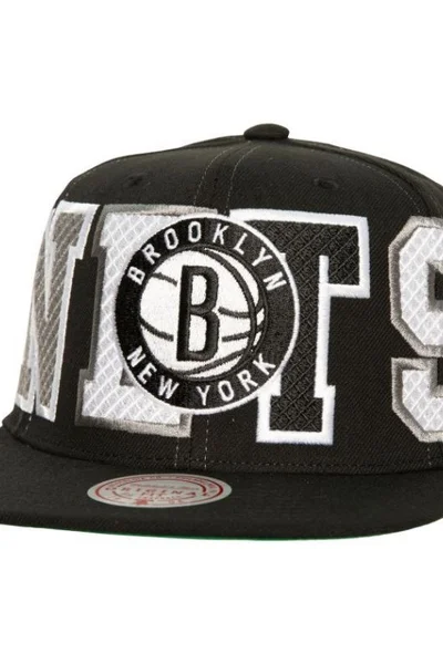 Mitchell & Ness Snapback Kšiltovka Brooklyn Nets Černá