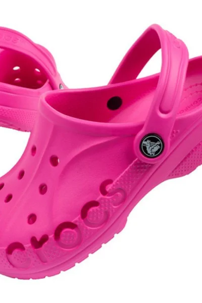 Masážní žabky Crocs Baya Junior růžové