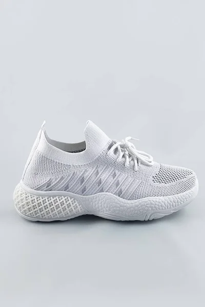 Bílé ažurové dámské sneakersy FEEBIT-ER
