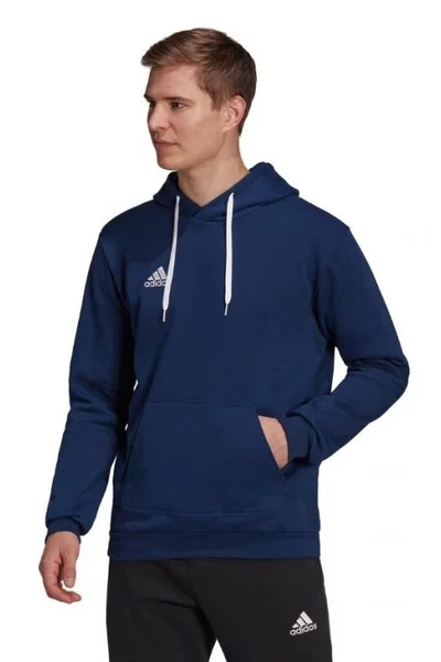 Modrá pánská mikina Adidas Entrada 22 Hoody M H57513