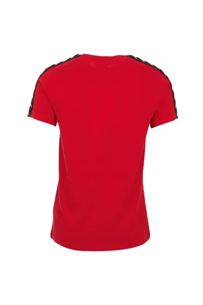 Červené dámské tričko Kappa Jara W 310020 19-1763