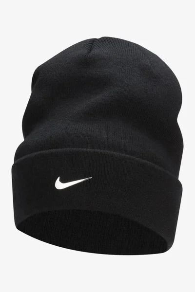 Černá kšiltovka Nike Peak z teplého polyesteru