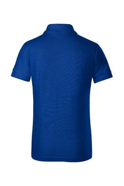 Klasické modré dětské polo tričko Adler s límcem