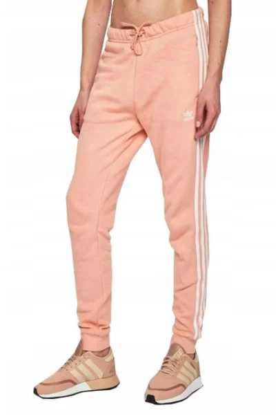 Dámské tepláky Adidas Originals Regular oranžové