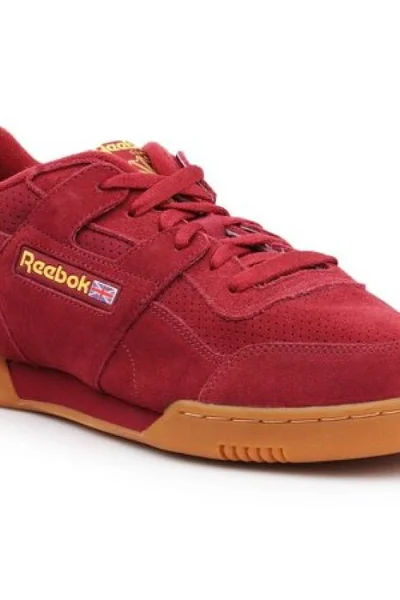 Červené pánské semišové boty Reebok Workout Plus MU M DV4285