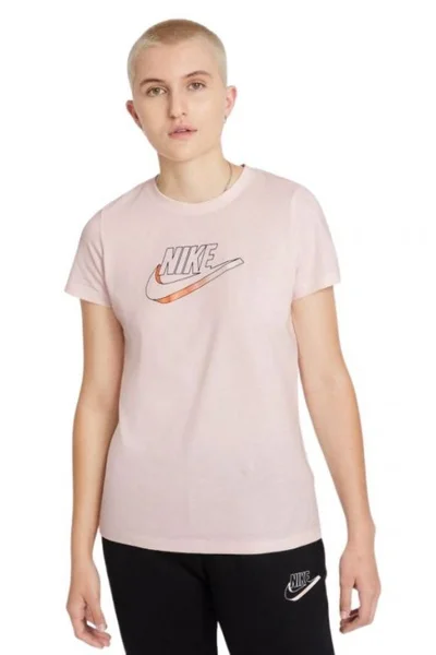 Růžové dámské tričko Nike Futura W DJ1820 640