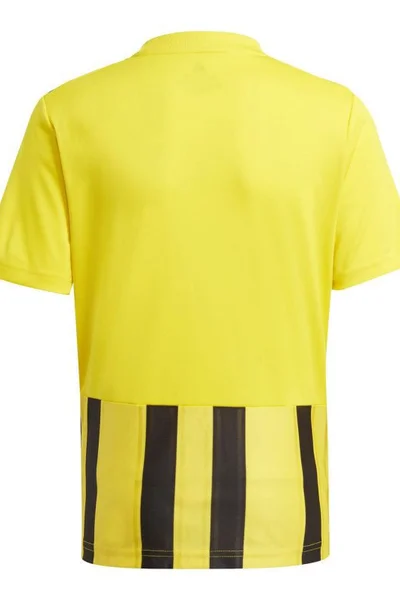 Adidas Dětské tričko s pruhy žlutočerné